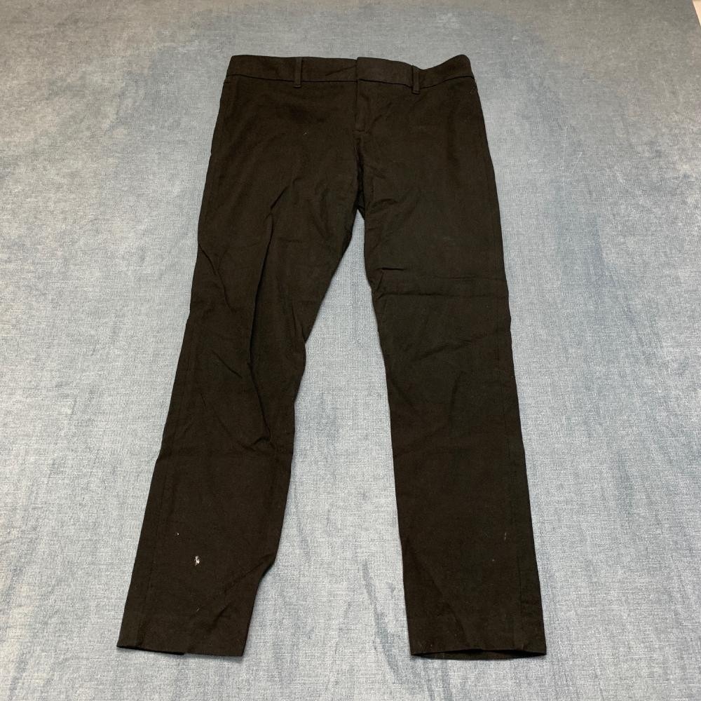 GAP Twill Pants Womens 6A 31x27.5 Black Two Way Stretch Cotton Really Skinny Leg